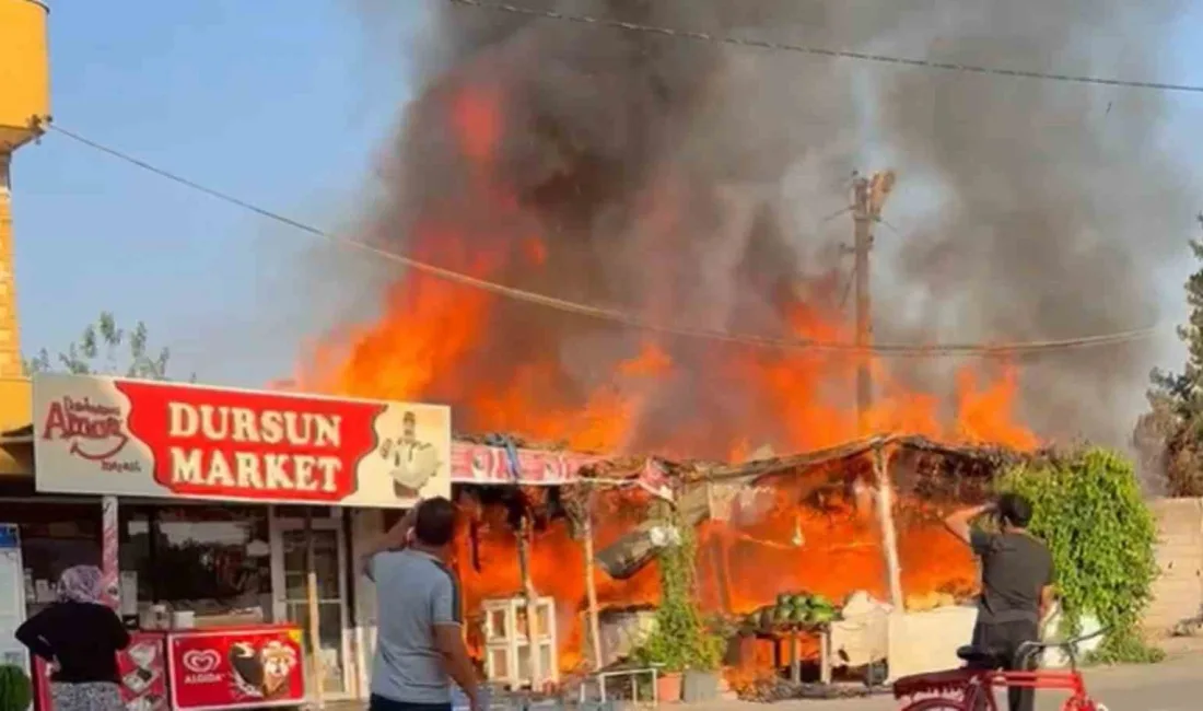 ŞANLIURFA MARKETTE YANGIN