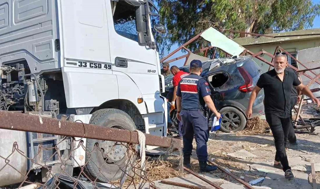 TARSUS’TA TRAFİK KAZASINDA 1