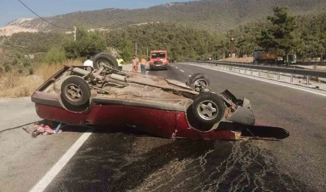 MUĞLA'NIN MİLAS-YATAĞAN KARAYOLU’NDA MEYDANA