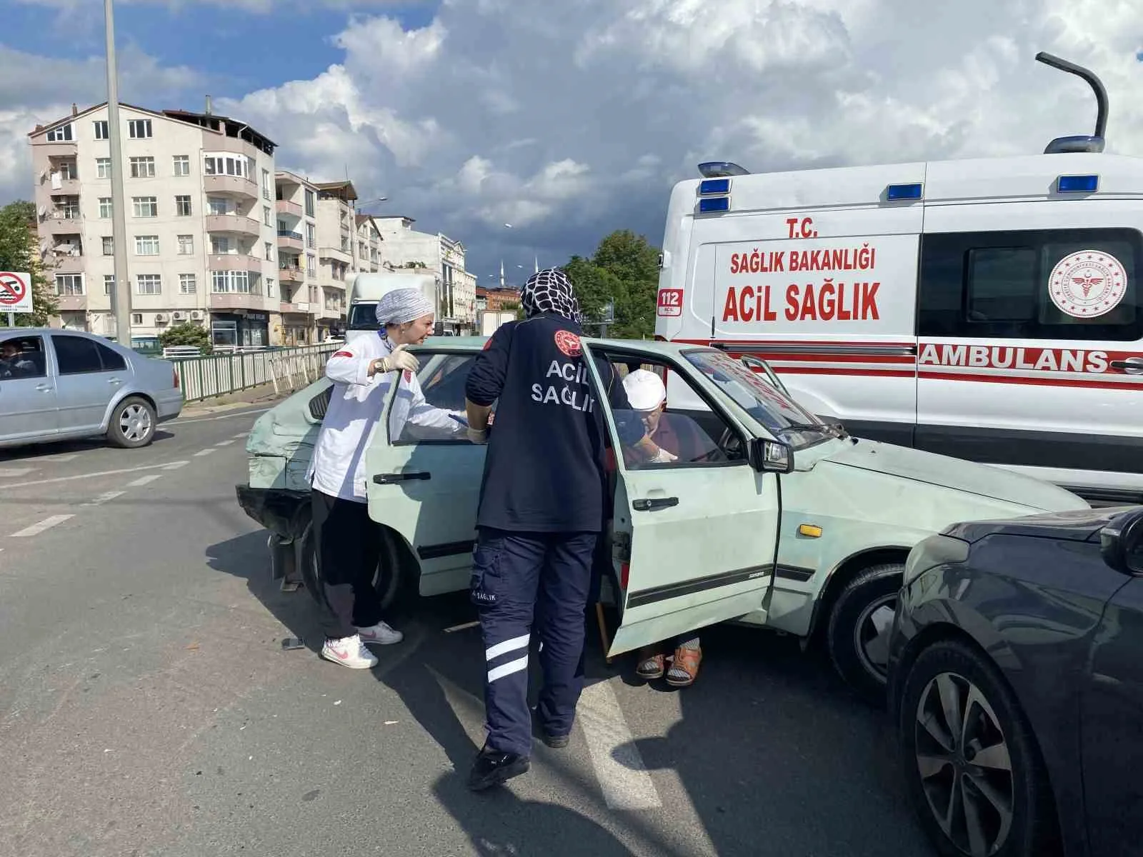 Ordu’da trafik kazası: 1 yaralı