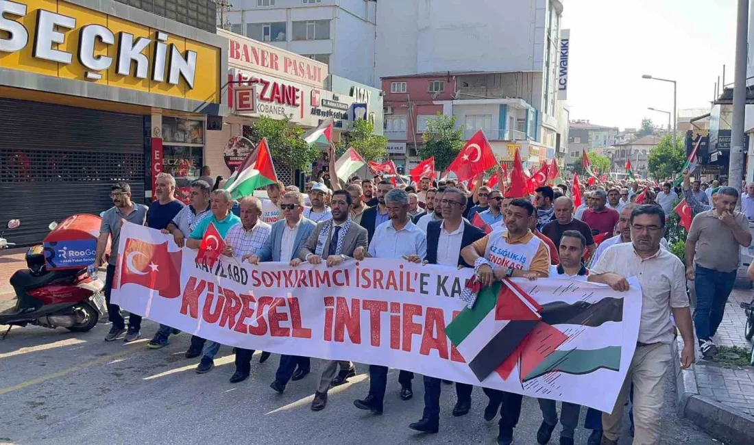 HANİYE’NİN ÖLDÜRÜLMESİ OSMANİYE'DE PROTESTO