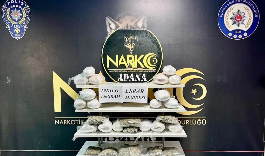 ADANA’DA NARKOTİK POLİSLERİ ŞÜPHE