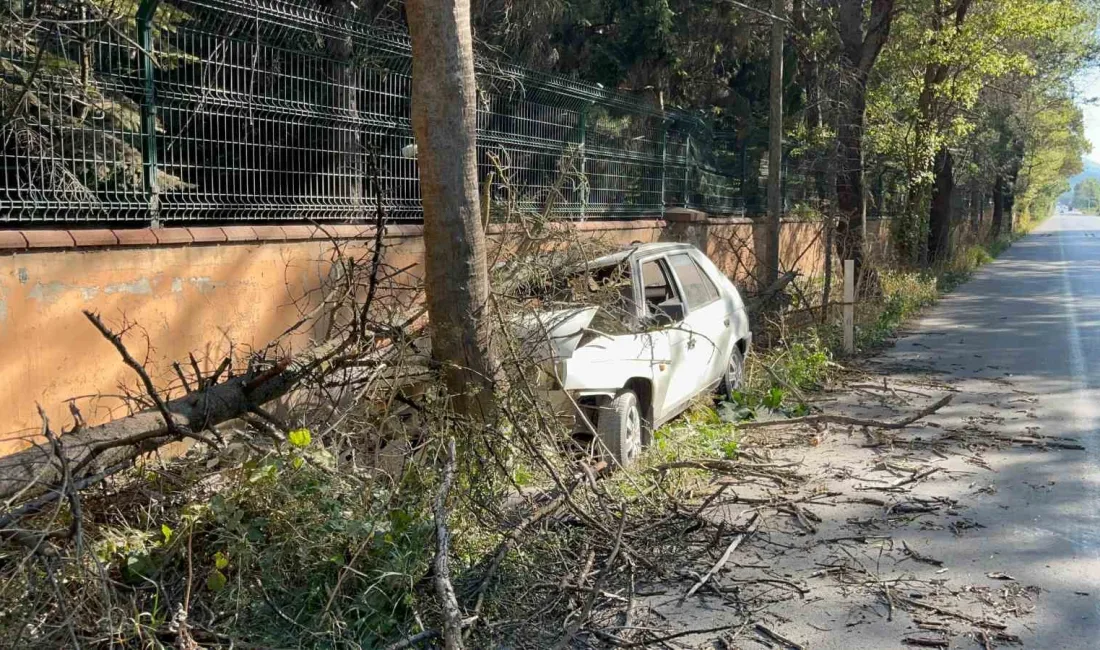 BOLU’DA KONTROLDEN ÇIKAN OTOMOBİL,