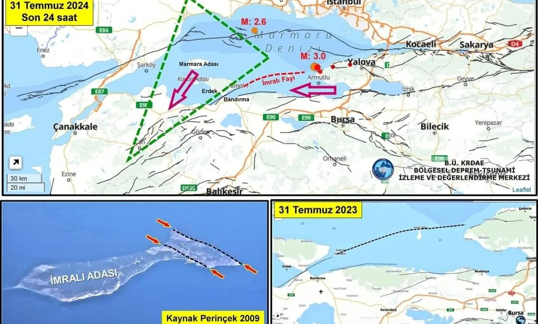 PROFESÖRDEN DEPREM UYARISI, ERDEK