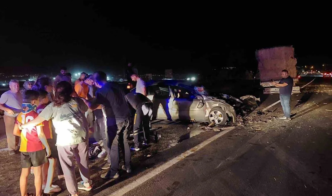 KAHRAMANMARAŞ’TA SAMAN YÜKLÜ TIR