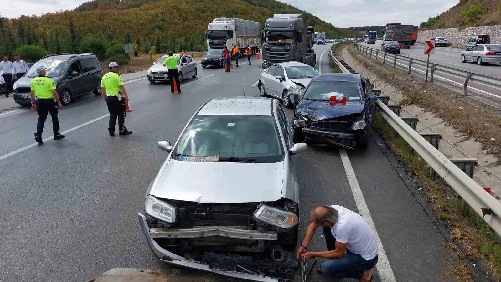 Samsun’da 3 kişinin öldüğü 10 kişinin yaralandığı kaza yerine yakın yine kaza: 6 yaralı