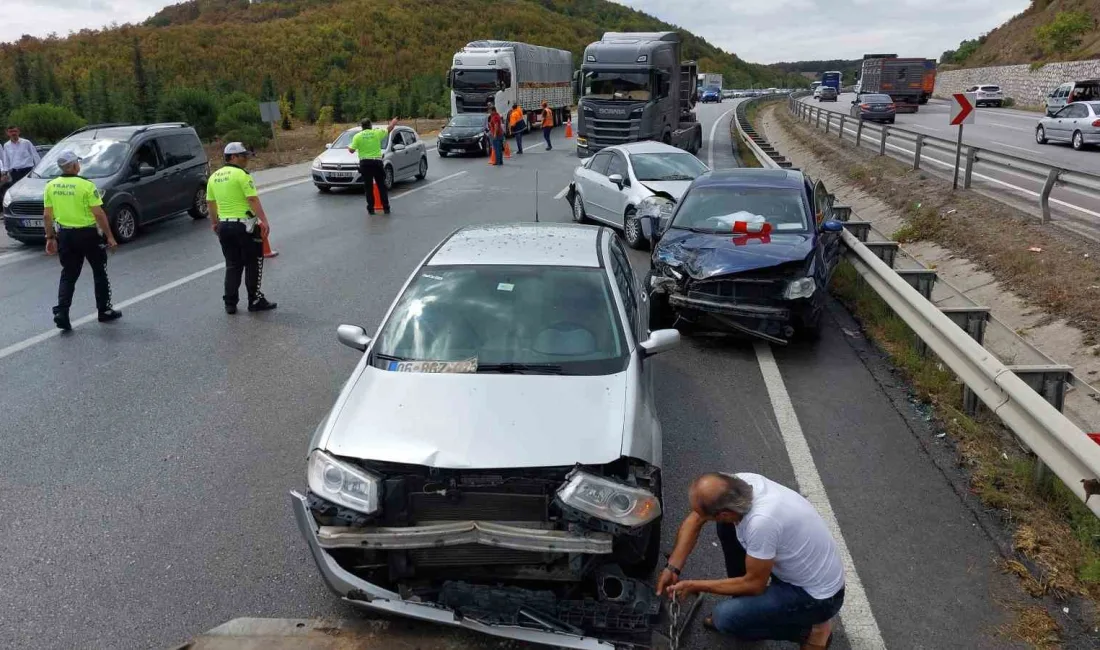 SAMSUN'DA 8 ARACIN KARIŞTIĞI