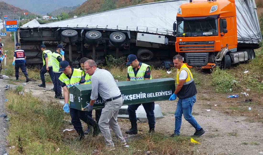 SAMSUN'DAKİ KAZADA ÖLEN 3