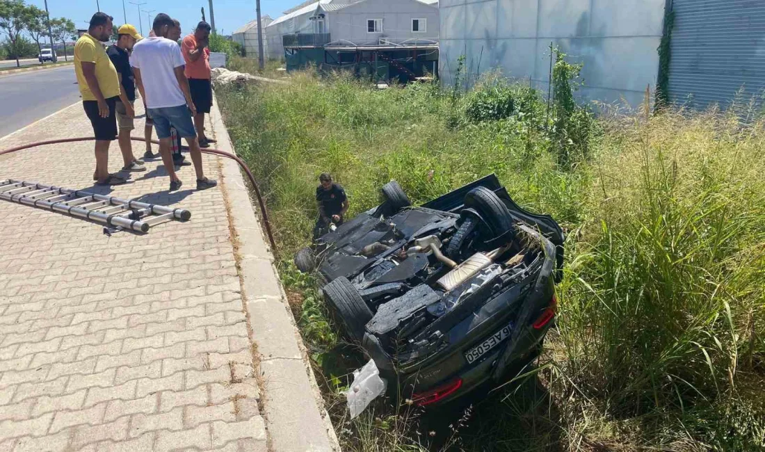 ANTALYA’NIN SERİK İLÇESİNDE KAVŞAKTA