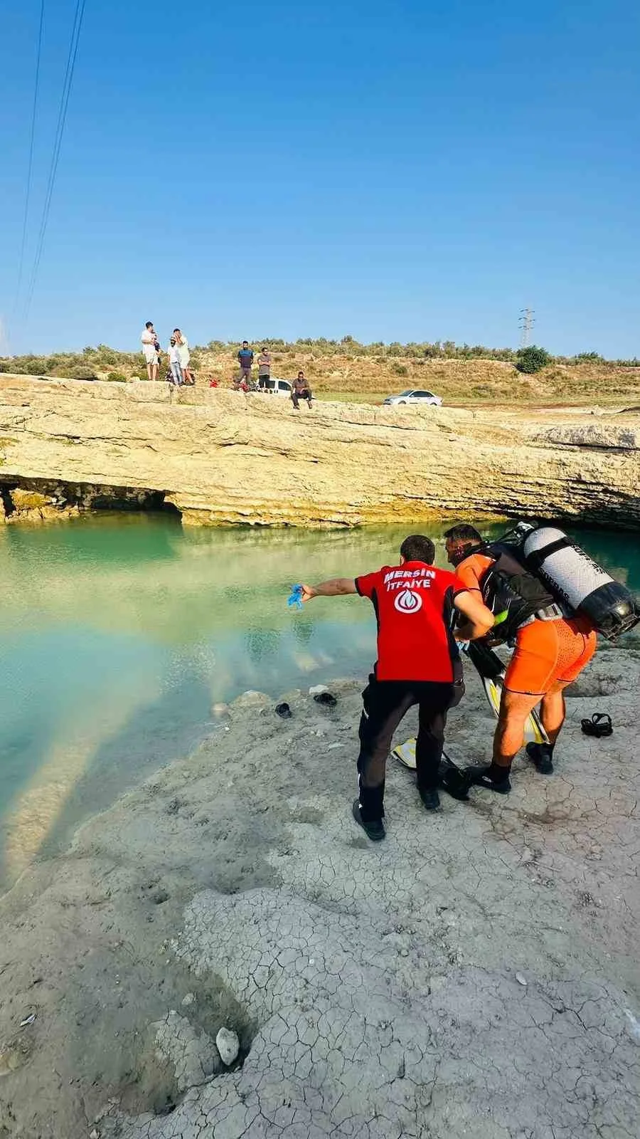 Tarsus’ta baraj gölüne giren genç boğuldu