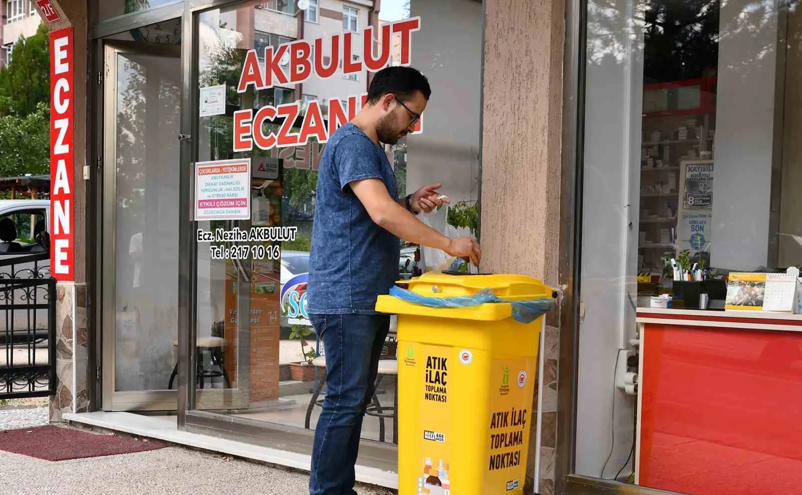 Tepebaşı’nda yılın ilk 6 aylık döneminde 2 ton atık ilaç toplanıp imha edildi