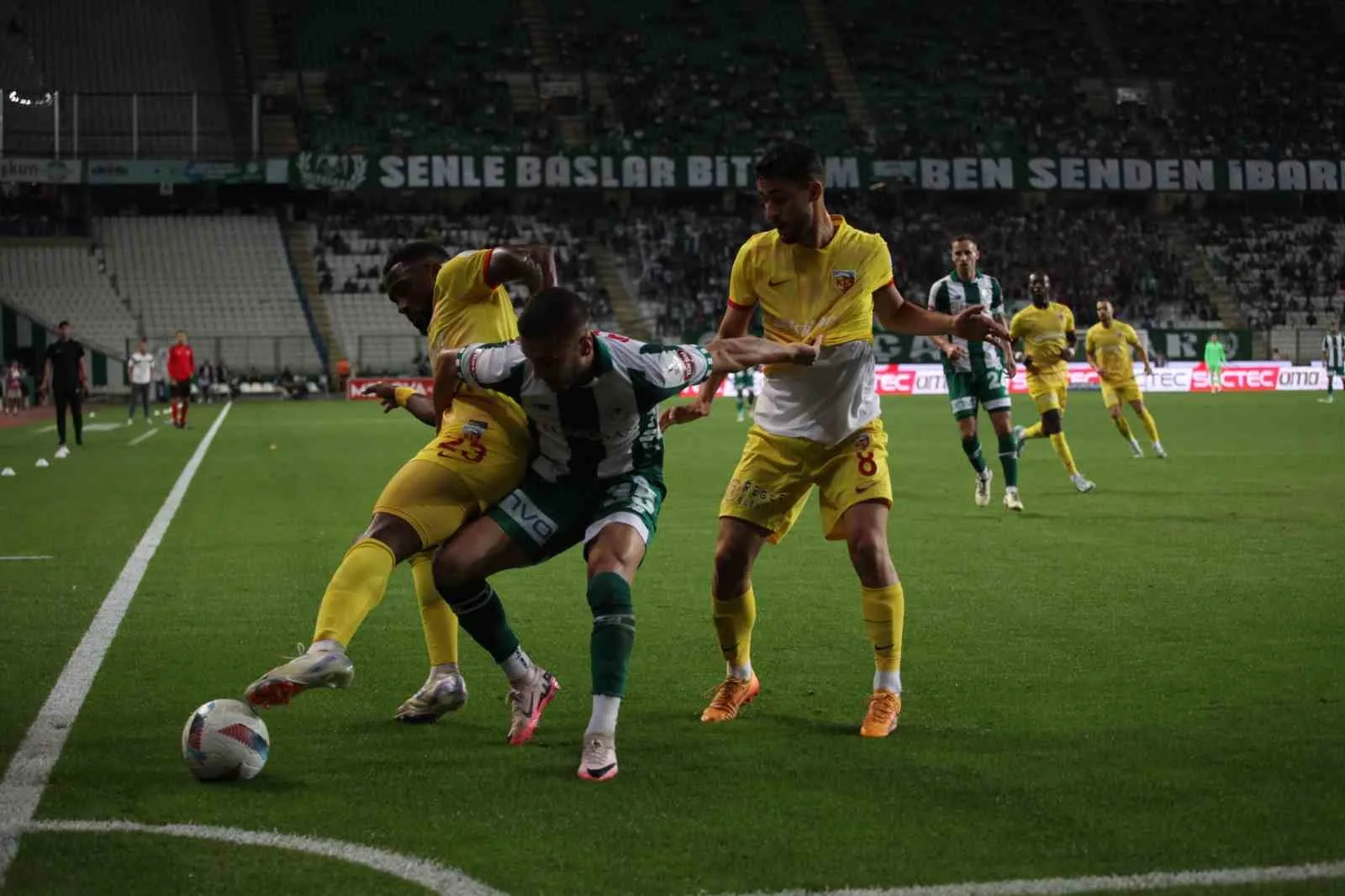 Trendyol Süper Lig: Konyaspor: 0 – Kayserispor: 0 (İlk yarı)