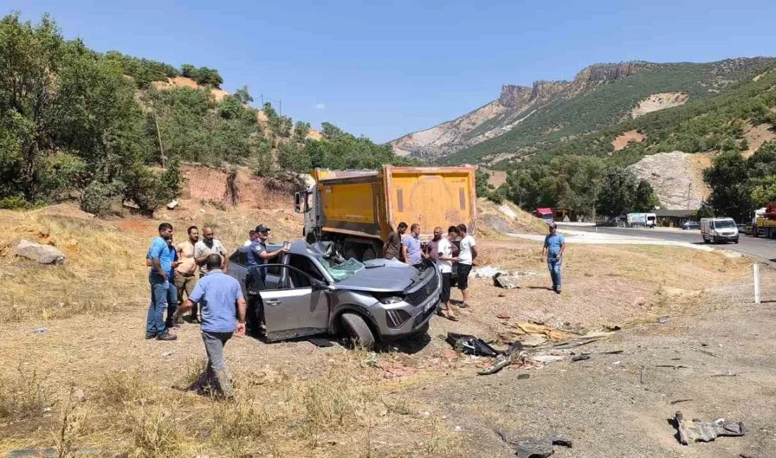 TUNCELİ’DE MEYDANA GELEN TRAFİK