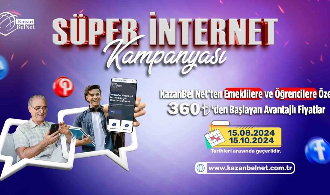 KAHRAMANKAZAN BELEDİYESİ BÜNYESİNDE HİZMET VEREN, TÜRKİYE'DE İNTERNET VE ALTYAPI LİSANSINA