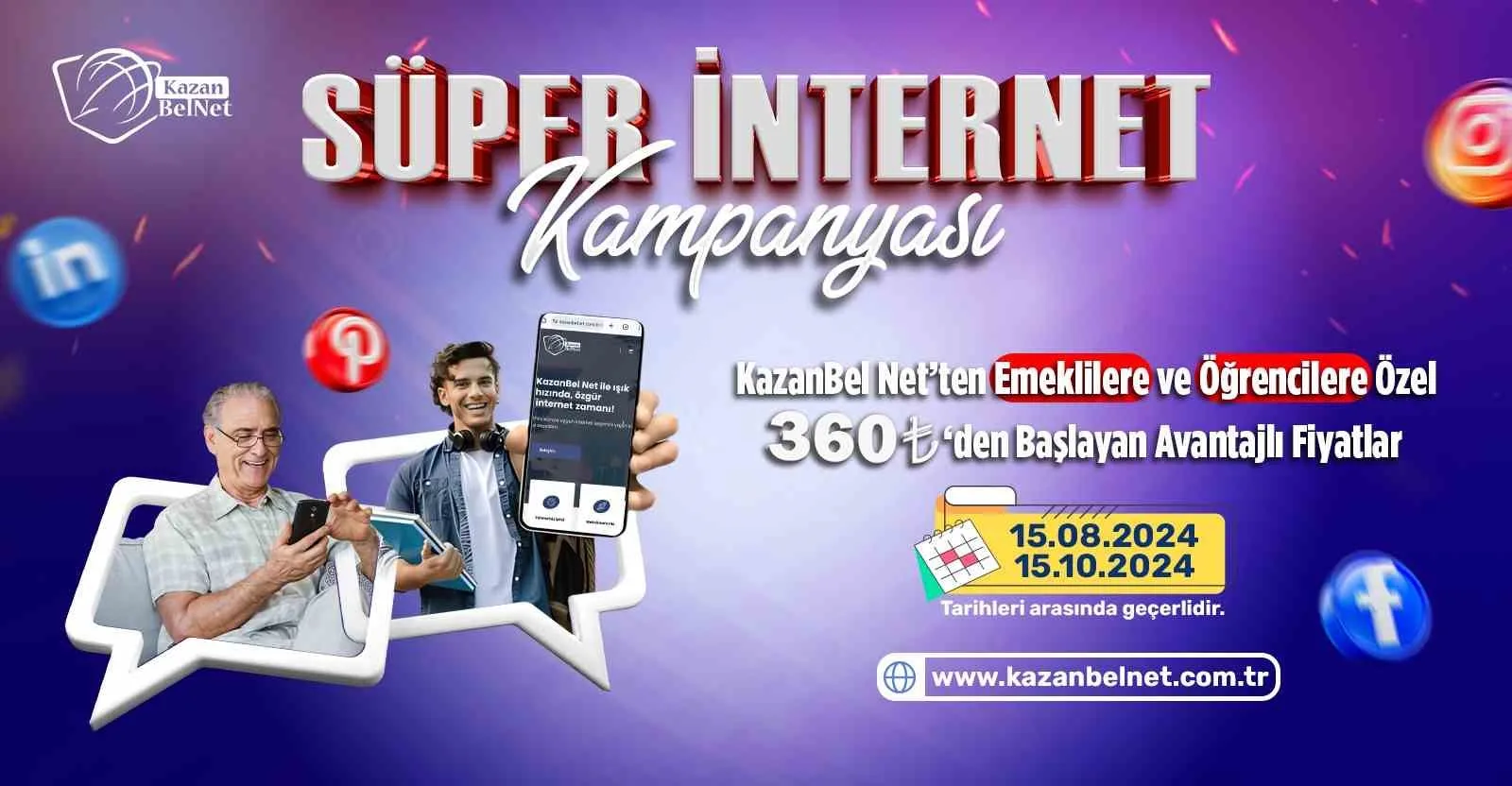 KAHRAMANKAZAN BELEDİYESİ BÜNYESİNDE HİZMET VEREN, TÜRKİYE'DE İNTERNET VE ALTYAPI LİSANSINA