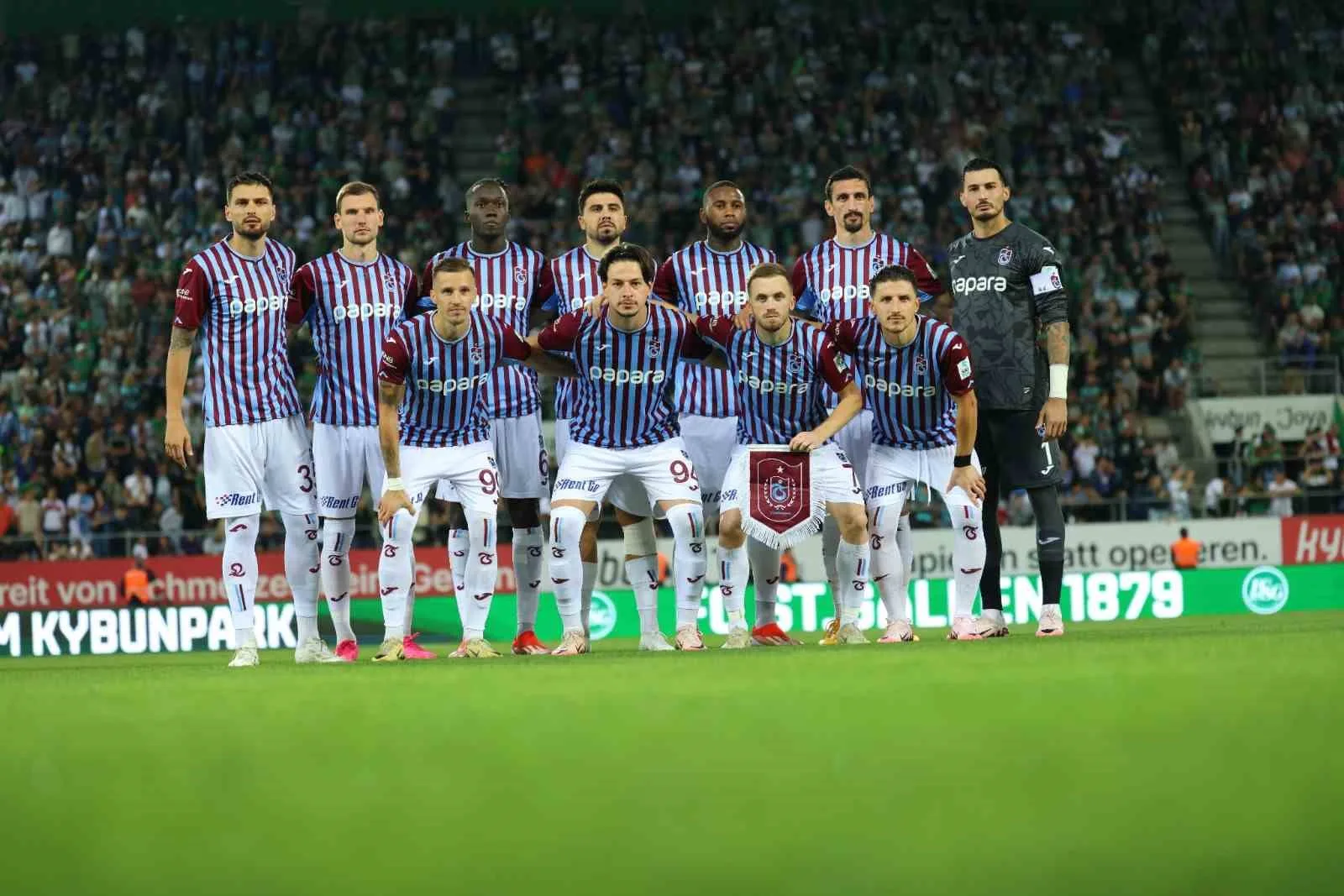 UEFA Avrupa Konferans Ligi: St. Gallen: 0 – Trabzonspor: 0 (İlk yarı)