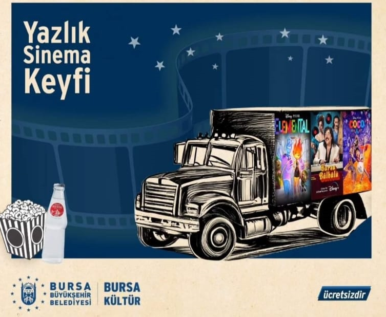 Bursa Büyükşehirden İnegöl’de açık hava sinema günleri