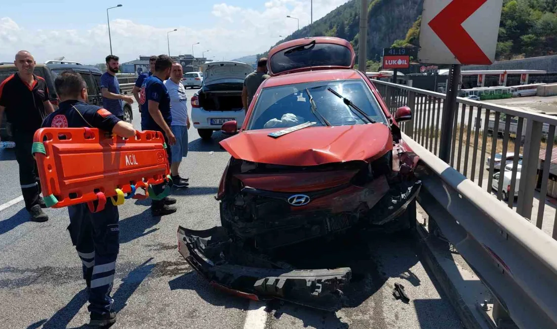 SAMSUN'DA KAMYONETTEN YOLA DÜŞEN