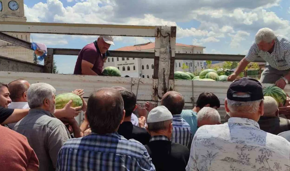 YOZGAT’IN ÇEKEREK İLÇESİNDE MANAV