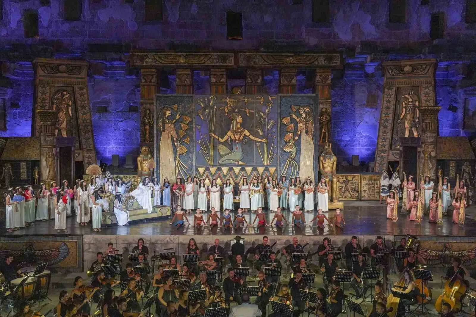 31. Uluslararası Aspendos Opera ve Bale Festivali ‘AİDA’ ile başladı