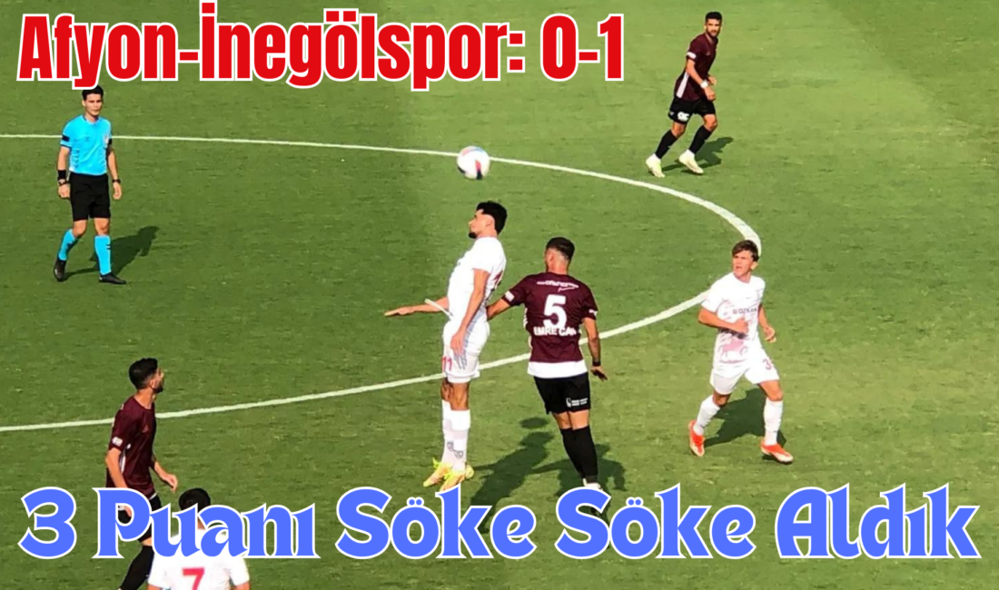 İnegölspor, nihayet 3 puanla