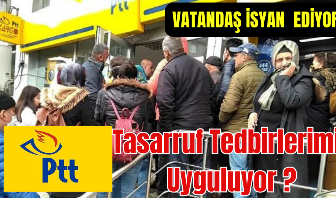 İnegöl’de yaşanan PTT şubesi