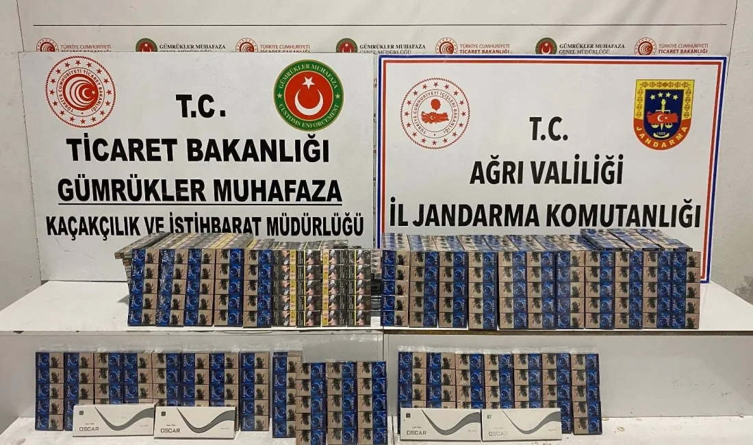 AĞRI’DA ÇOK SAYIDA GÜMRÜK