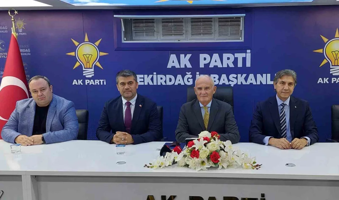 TEKİRDAĞ’A GELEN AK PARTİ