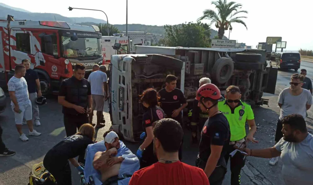 ANTALYA’NIN ALANYA İLÇESİNDE OTOMOBİLLE