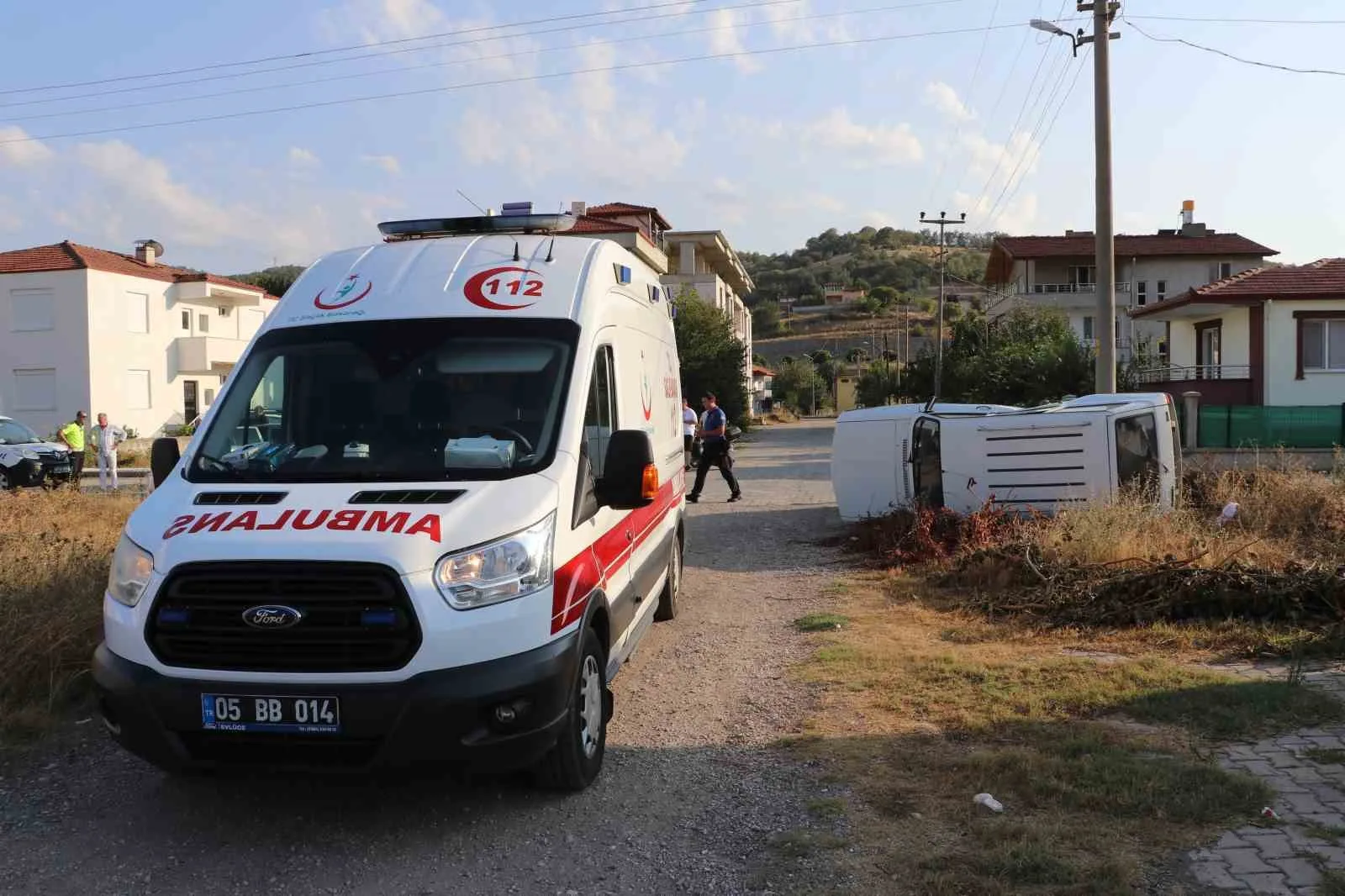 Amasya’da 2 otomobil çarpıştı: 2 yaralı