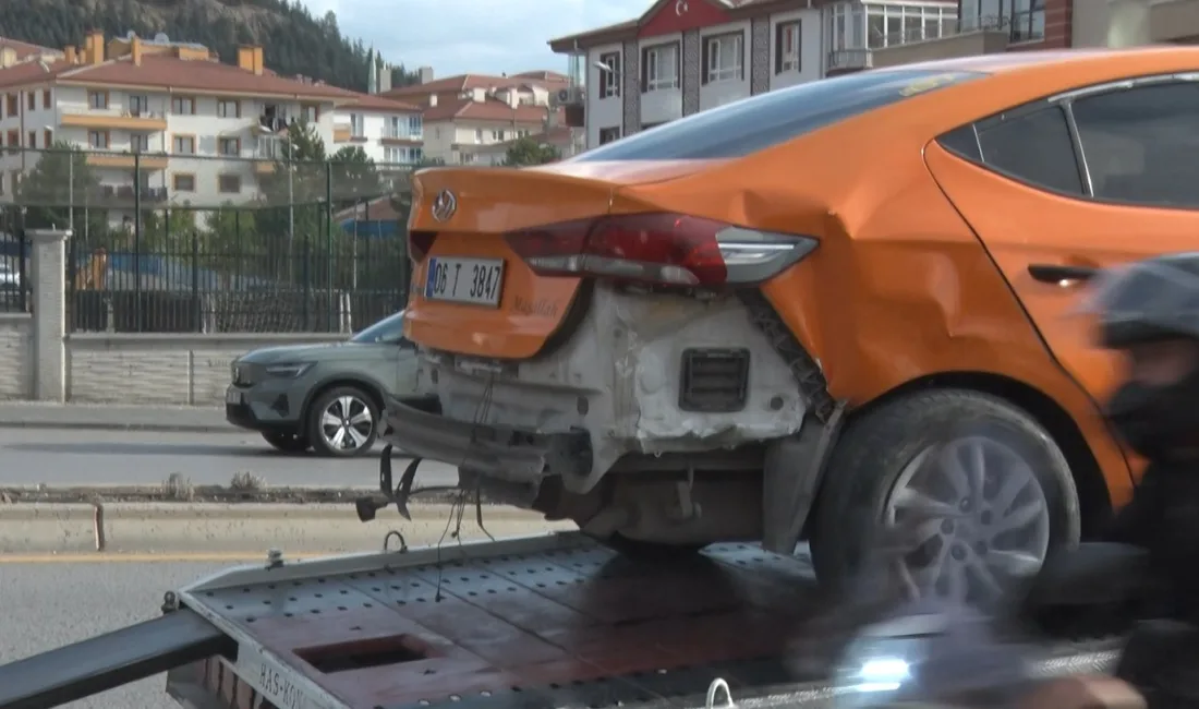 ANKARA'DA 3 OTOMOBİLİN KARIŞTIĞI