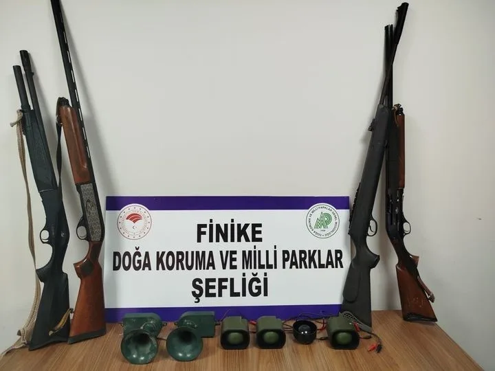 ANTALYA’DA YASADIŞI AVCILIK YAPTIĞI