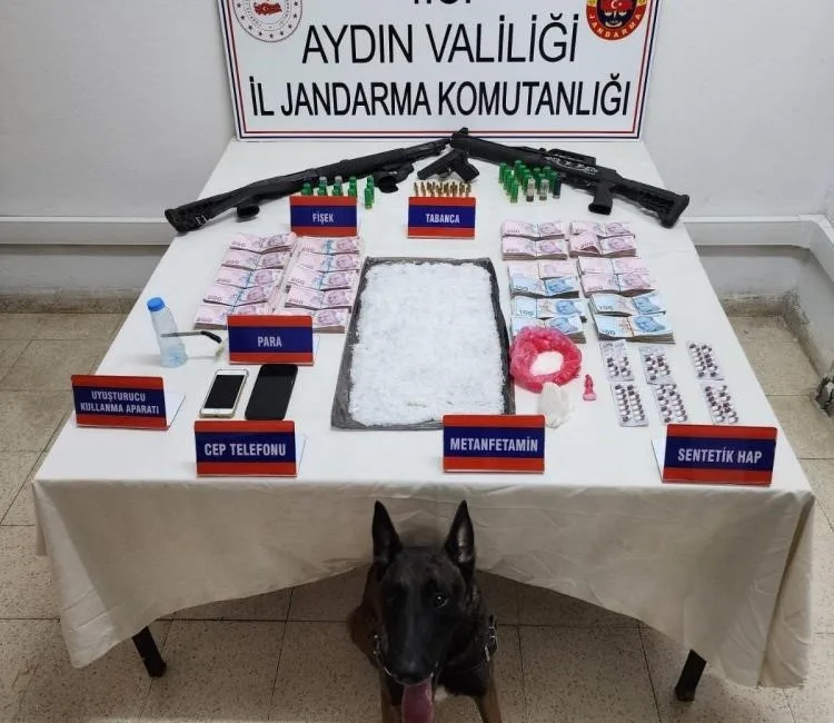 AYDIN’DA 2 KİLOGRAM UYUŞTURUCU