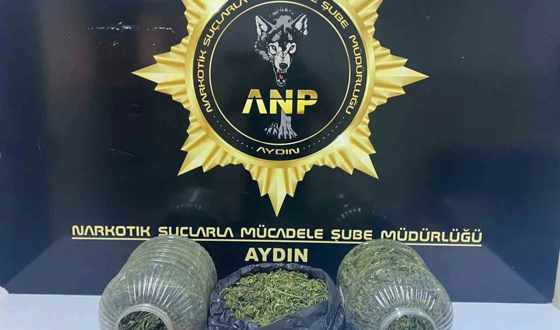 AYDIN'DA NARKOTİK POLİSLERİ TARAFINDAN