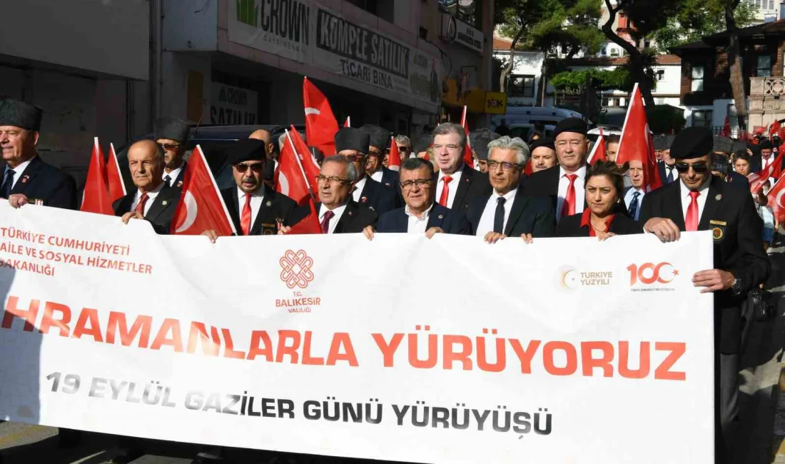 BALIKESİR’DE GAZİLER GÜNÜ KUTLANDI