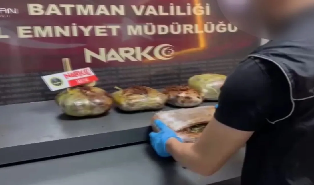 BATMAN’DA YÜKLÜ MİKTARDA UYUŞTURUCU