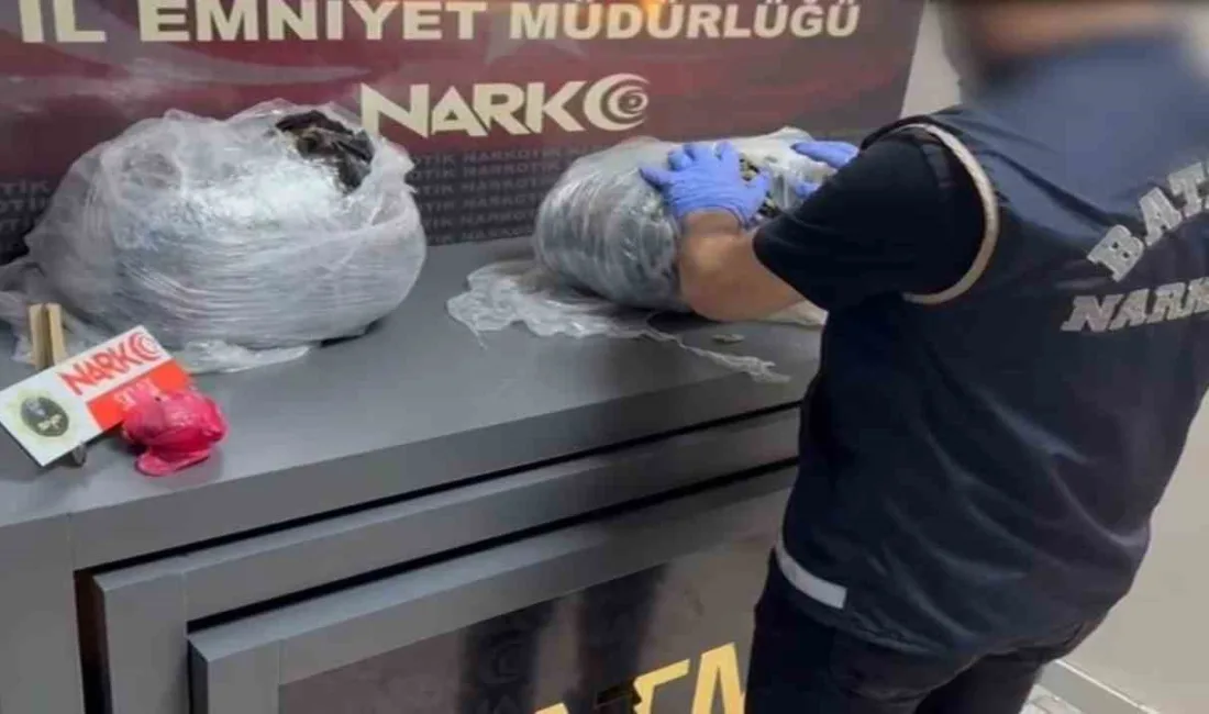 BATMAN’DA EMNİYET MÜDÜRLÜĞÜ NARKOTİK