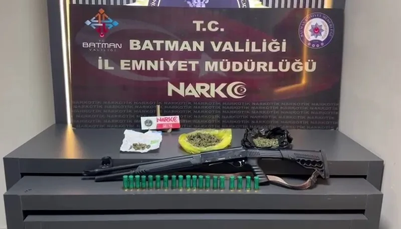 Batman’da suç makinesi silahla yakalandı