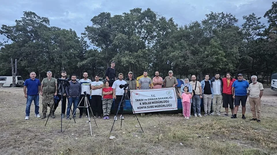 Beyşehir Gölü kıyısında yıldız gözlem etkinliği