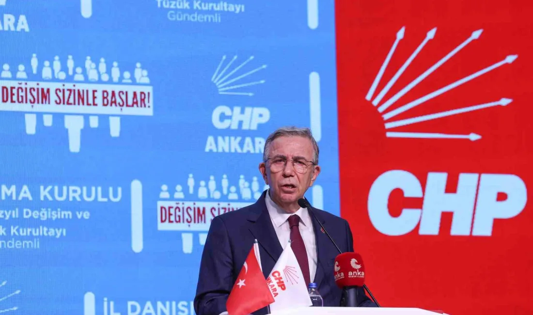 CUMHURİYET HALK PARTİSİ (CHP) GENEL BAŞKANI ÖZGÜR ÖZEL, PARTİSİNİN ANKARA’DA