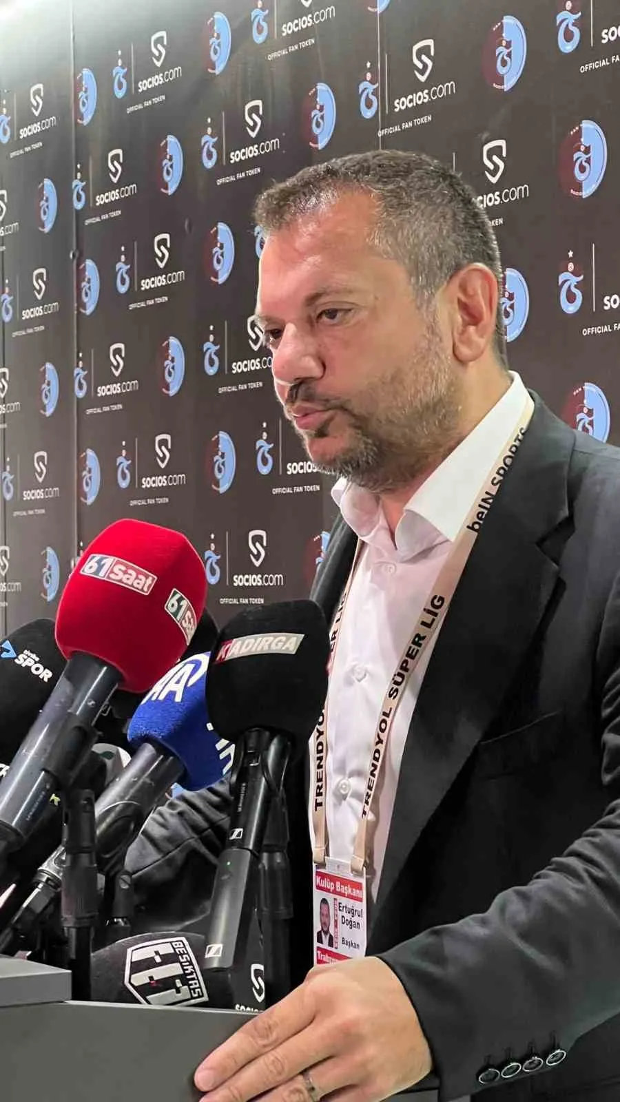 Ertuğrul Doğan: “Hakem Beşiktaş forması giyseydi daha iyi olurdu”