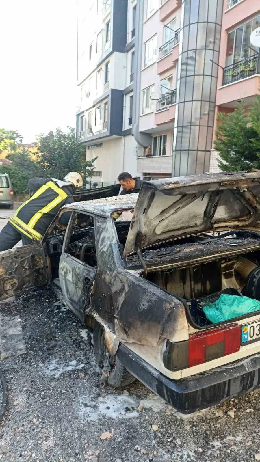 Fiat Tofaş alev alev yandı