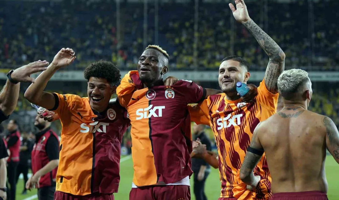 GALATASARAY, 3-1’LİK FENERBAHÇE GALİBİYETİN