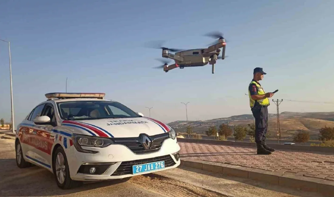 GAZİANTEP’TE DRONE DESTEKLİ DENETİMDE