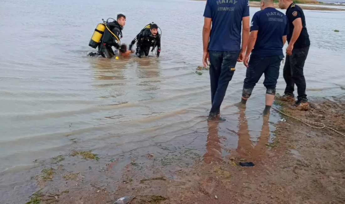 HATAY'DA GÖLETTE BOĞULAN YABANCI