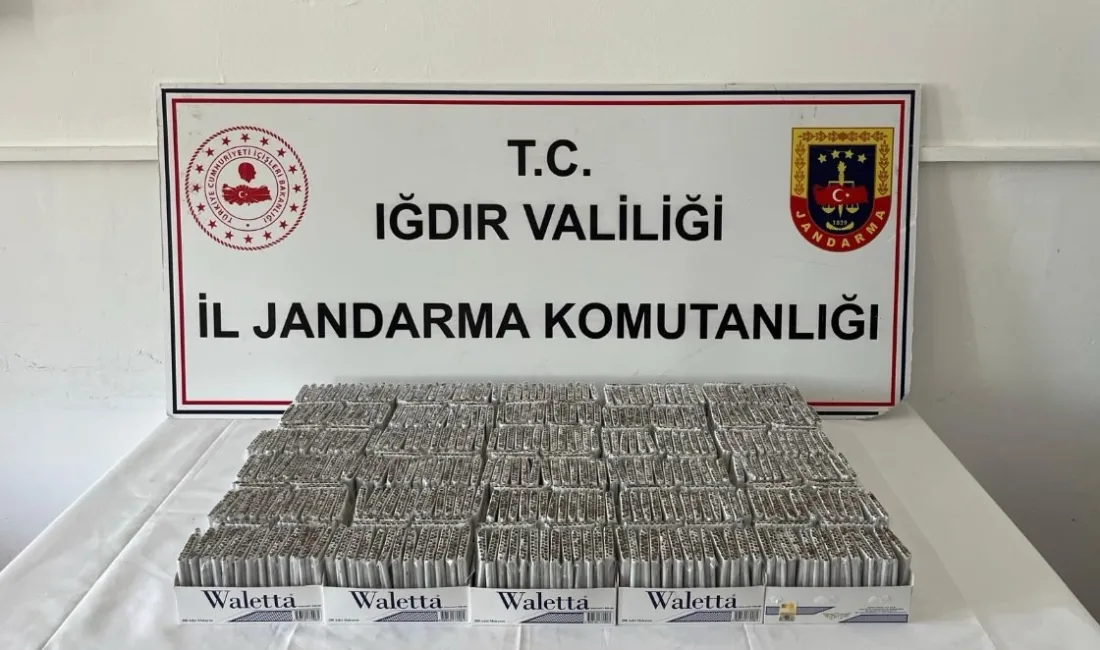 IĞDIR'DA TÜTÜN KAÇAKÇILIĞINA GEÇİT