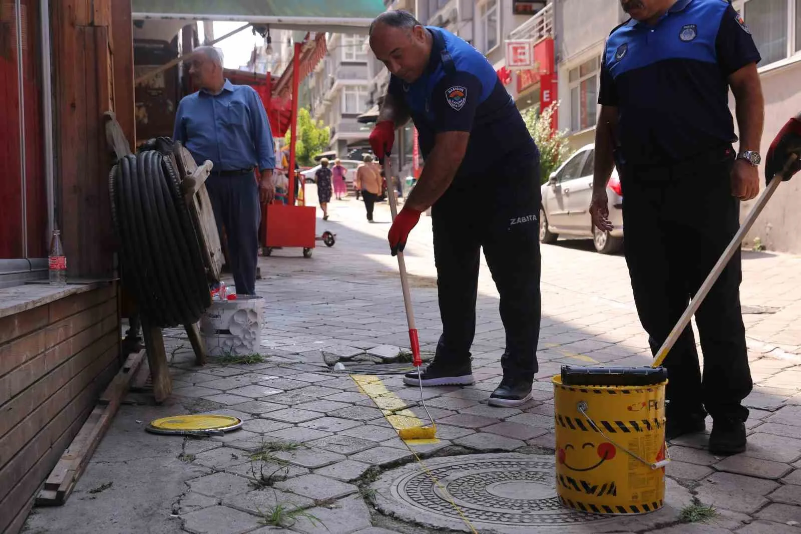 İlkadım’da işgal sınır çizgileri belirginleştirildi