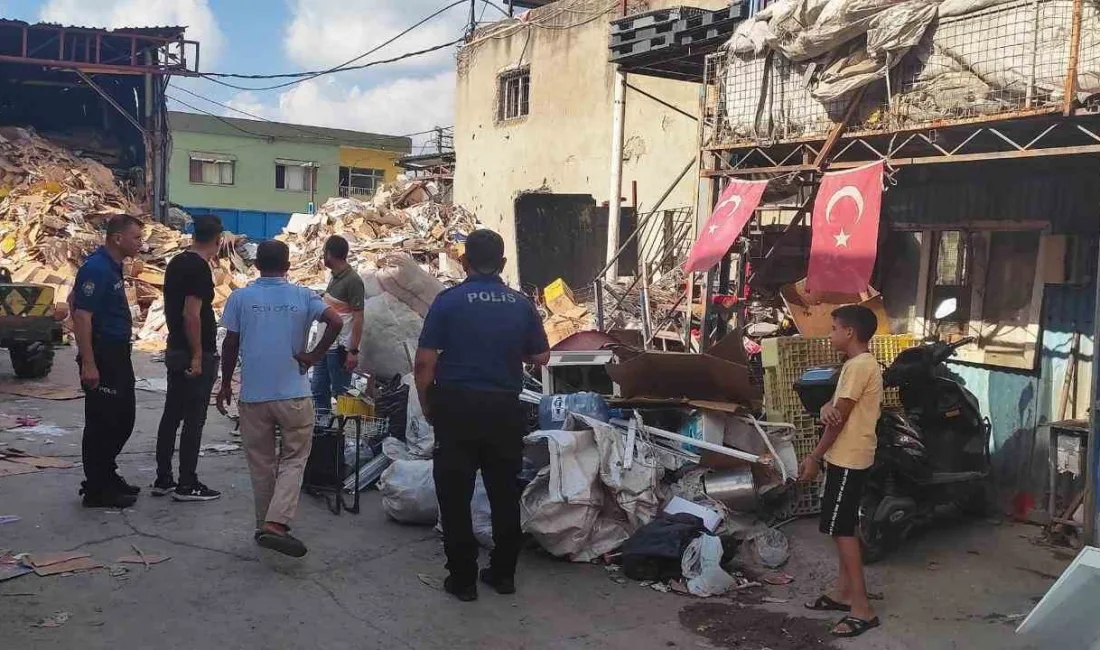 HATAY’DA HURDACILARA YÖNELİK GERÇEKLEŞTİRİLEN DENETİMLERDE 25 İŞ YERİ VE 86