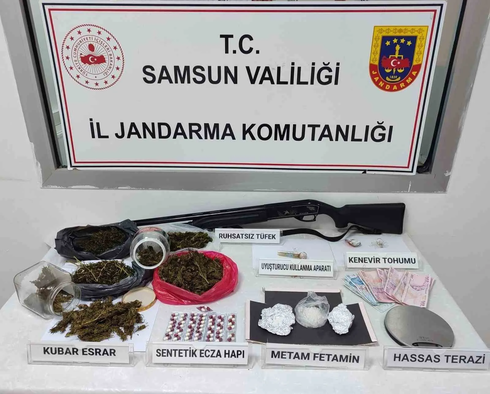 Jandarmadan uyuşturucu operasyonu: 1 gözaltı