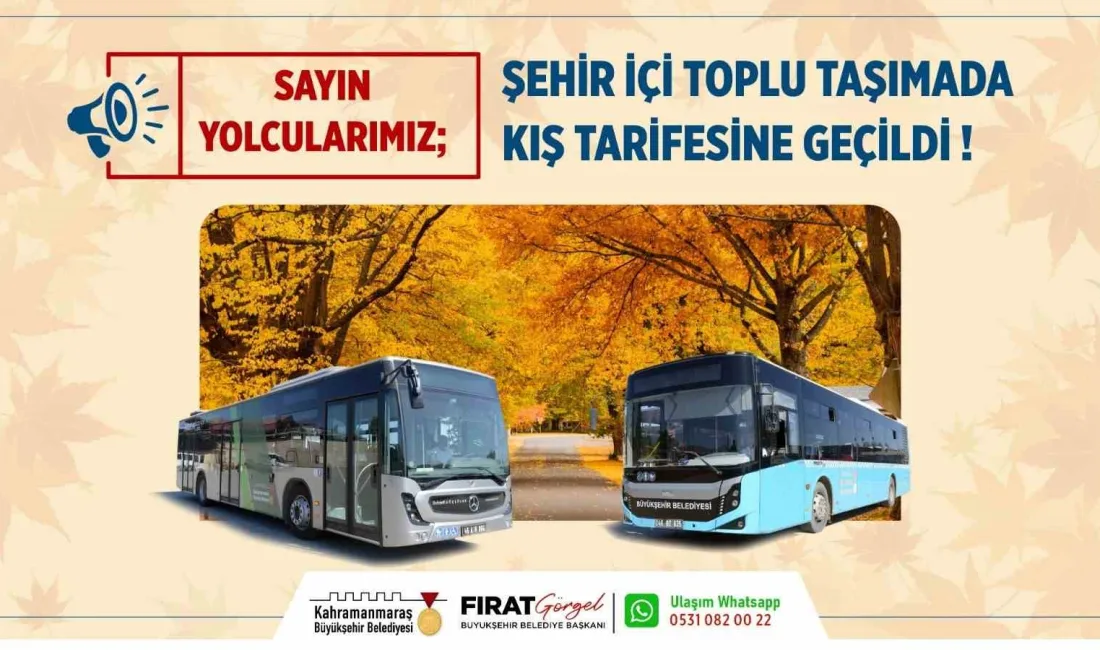 KAHRAMANMARAŞ BÜYÜKŞEHİR BELEDİYESİ, TOPLU